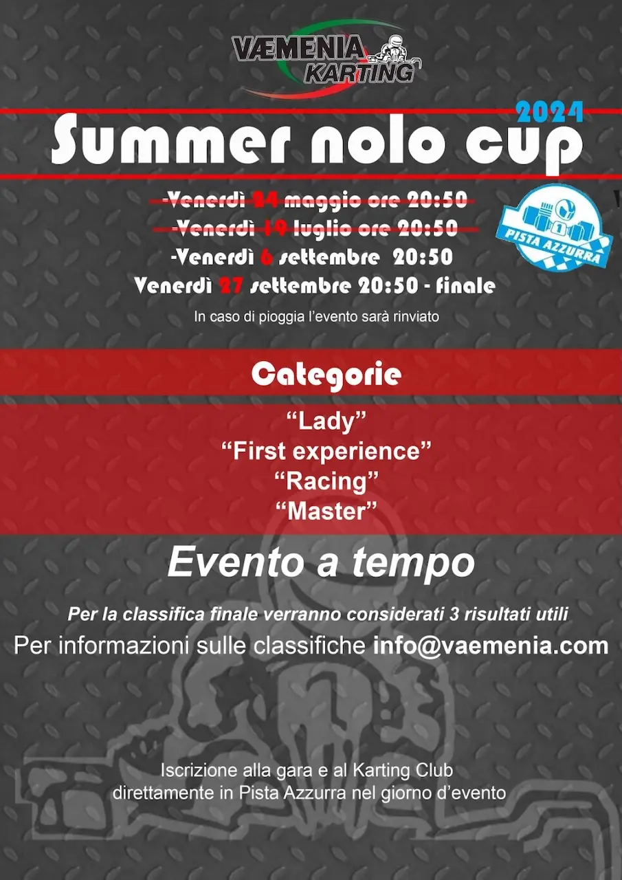 Scopri di più sull'articolo Summer Nolo Cup 2024